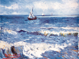 Vincent Van Gogh, Paesaggio marino, 1888